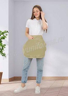 Передник женский с рюшей арт. УН-04-25-ГАБ