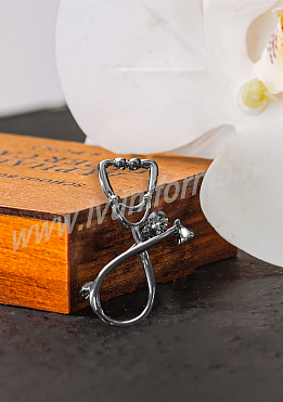 Брошь арт. М-41-03-МЕТ